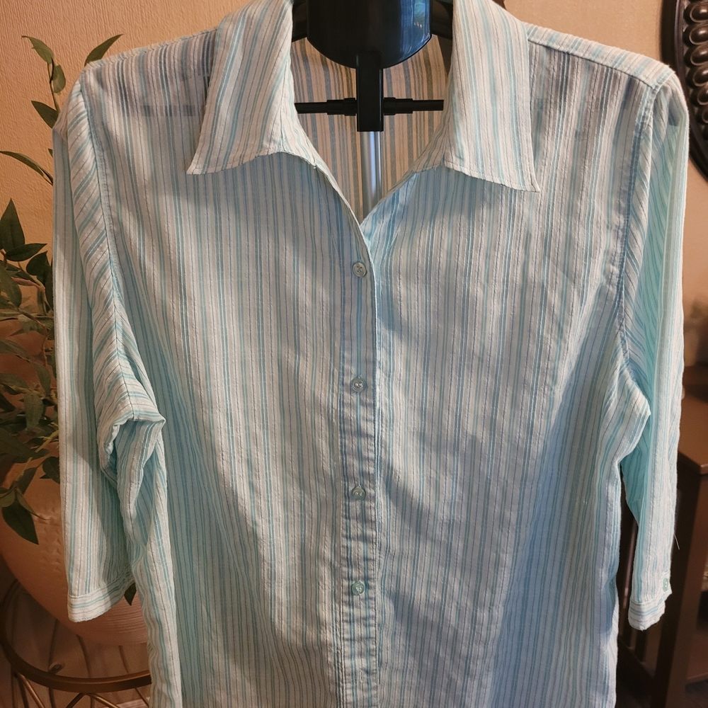 Penmans Women's Striped Button Down Shirt